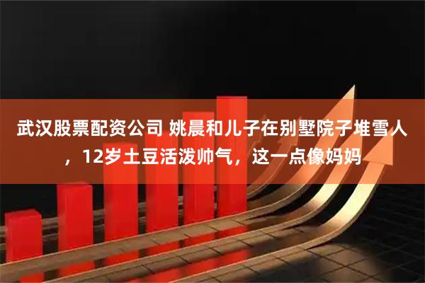 武汉股票配资公司 姚晨和儿子在别墅院子堆雪人，12岁土豆活泼帅气，这一点像妈妈